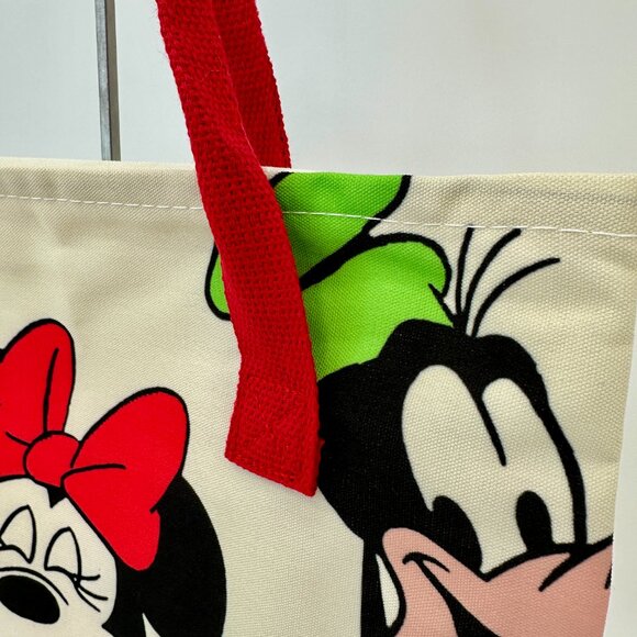 NEW Cartoon Character Canvas Tote Bag Mickey Minnie Goofy Donald Daisy Print - Picture 8 of 9